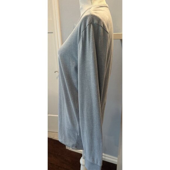 NWT Abercrombie & Fitch Soft Af Shirt Women's M Light Heather Blue Long Sleeve - Picture 6 of 9